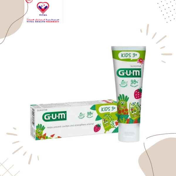 Offering maximum caries prevention for children. Very gentle formula: paraben-free, Sodium Lauryl Sulfate (SLS)-free and limonene-free. Narrow hole to dispense the right amount of toothpaste. Strawberry flavor
