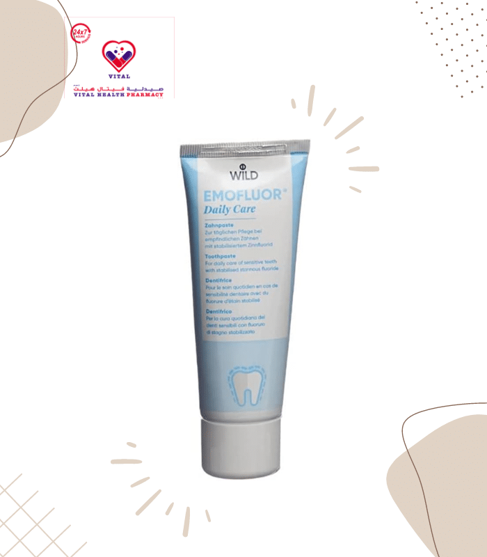 Emofluor Daily Care Toothpaste with Stabilized Stannous Fluoride