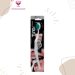 The Tung Brush with Cap is a premium oral hygiene tool designed for efficient and effective tongue cleaning. The brush features a large, flat head with soft, dense bristles that reach deep into the tongue's crevices to remove bacteria, debris, and other harmful substances that cause bad breath and oral health issues.