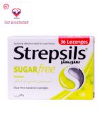 Strepsils lemon sugar free lozenges with a unique combination of two antibacterial agents provides fast effective relief from throat discomfort.