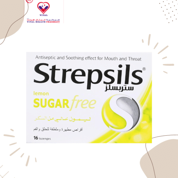 Strepsils Lemon Flavour Sugar-Free Tablet is a pack of 36 tablets that provide fast and effective relief from sore throat and mouth infections.