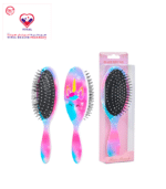 Specially designed for children's sensitive scalps, the baby hairbrush is made from white boar bristles
