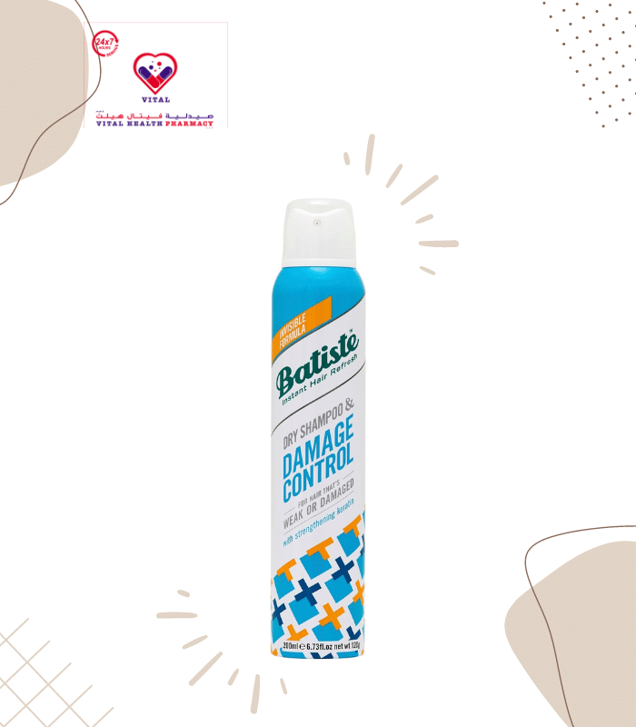 Batiste Damage Control Dry Shampoo with Keratin for Weak & Damaged Hair