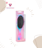 Specially designed for children's sensitive scalps, the baby hairbrush is made from white boar bristles
