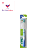 This unique, innovative design features a bristle pattern that ensures plaque is removed from hard-to-reach areas and along the gum base , Product FEATURES & BENEFITS Thanks to the rectangular, triangular tufts and fine bristles it offers a deeper cleaning compared to a simple