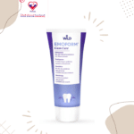 This toothpaste with mineral salts which heals the gums, desensitizes, fights bacterial plaque, gently cleanses and stimulates the formation of saliva.
