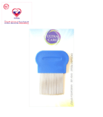 ULTRA CARE Anti Lice Comb Lice Comb with hand and magnifying Professional and Fine –tooth comb High quality stainless steel metal lice comb expertly designed so they glide through the scalp and hair easily unlike other combs .
