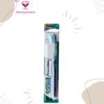 GUM Original White Light Blue Medium Toothbrush with Cover