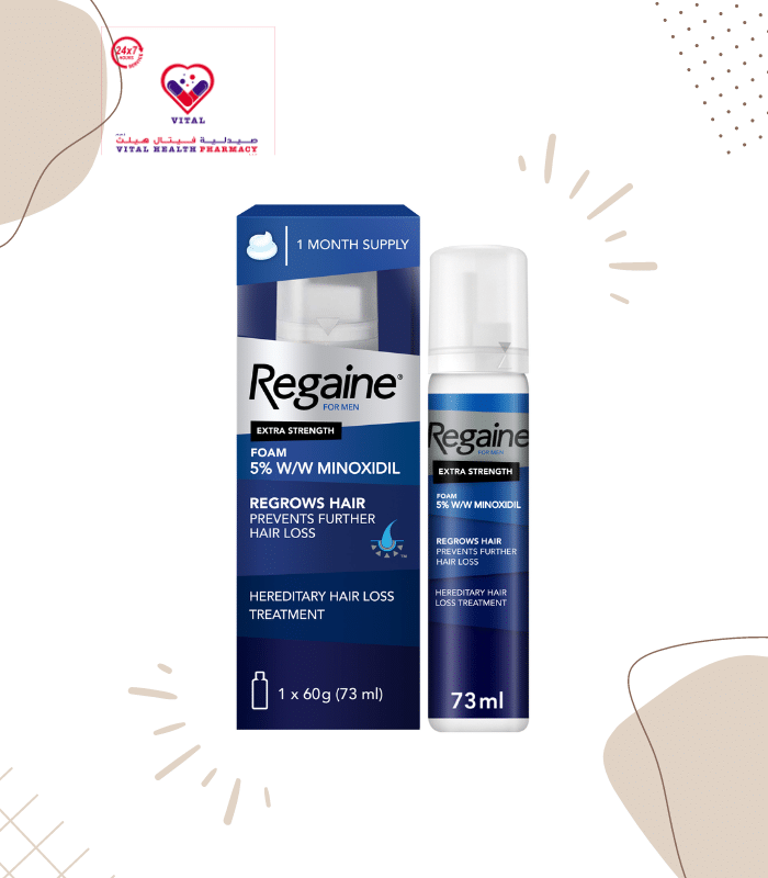 REGAINE Foam is the first and only scientifically proven foam hair loss treatment to stop and even reverse hereditary hair loss, working deep down at the root. It is important that you keep applying your REGAINE morning and night so your hair continues to grow. When used twice daily as directed, new hair growth may be seen as early as 8 weeks.