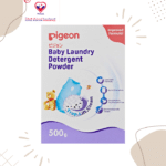 Pigeon Powder Detergent is specially formulated with Anti - Bacterial formula that kills 99.99% of bacteria on your baby's clothes and removing the most stubborn stains whilst being gentle on the fabric.