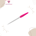 A high quality sapphire nail file with dual coarse/fine coating. File from one edge of the nail to the centre. Always use on clean and dry nails.