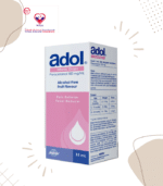 Adol drops contains paracetamol which is an analgesic and a pain killer that reduces aches and shivers and antipyretic which reduces temperature when a child has a fever.