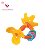 The soft material is gentle on gums and the multiple patterns give varied touch sensations.