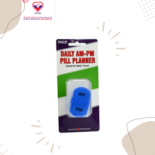 Easy Life Blue Four a Day Pill Planner