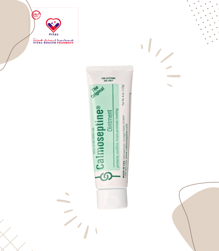 Calmoseptine Ointment is an oil-based treatment made out of Zinc Oxide and Menthol as dynamic fixings. Zinc Oxide is Calmoseptine Ointment skin protectant dynamic fixing.