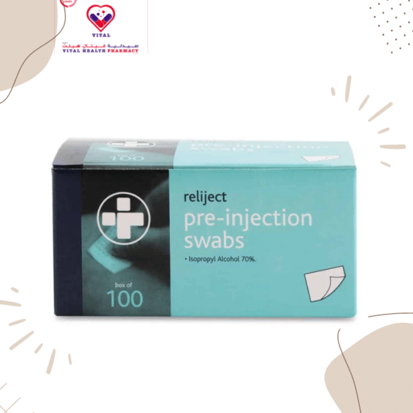 Ziva Sterilised 70% Isopropyl Alcohol Pre-Injection Swabs