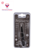 Professional stainless steel tweezers with ultra fine tips for accurate and easy removal of thin and short hair.