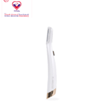 Flawless Dermaplane Glow Stainless Steel Facial Exfoliator & Hair Remover with Led Light & Replacements - White & Rose Gold