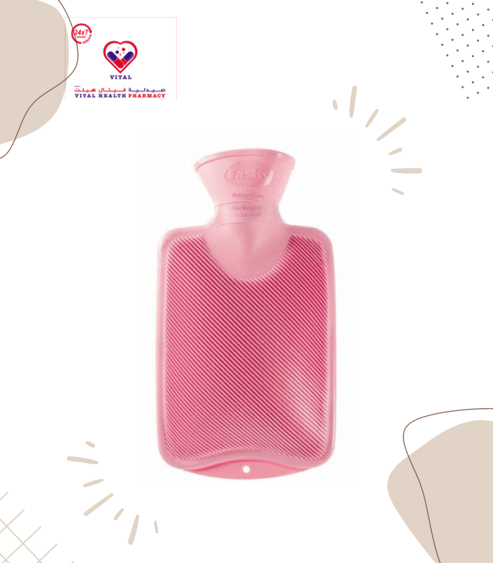 A hot water bottle gives a gentle warm! Let the hot water bottle heat up when you feel shivering.