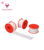 The medical surgical adhesive zinc oxide adhesive plaster tape is made of cotton fabric, natural rubber and zinc oxide, which is soft, breathable, harmless to skin, easy to tear, use and store, has excellent air permeability.
