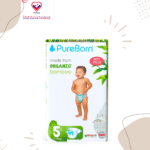 The absorbent core of these diapers made from organic bamboo pulp provides maximum absorption to keep baby's bottom dry, allowing for simple diaper changes and more quality time.