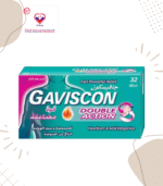 Gaviscon Double Action Mint Flavour Chewable Tablets bring long lasting relief from the pain and discomfort of heartburn and acid indigestion.