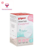 Stay dry and in control with Pigeon ComfyFeel Disposable Breast Pads. Designed for all-day comfort, its ultra-soft pad reduces the likelihood of nipple abrasion.