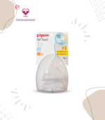It has a wide neck design similar to breast shape to avoid nipple confusion and features a textured surface for perfect latch on and good tongue position.