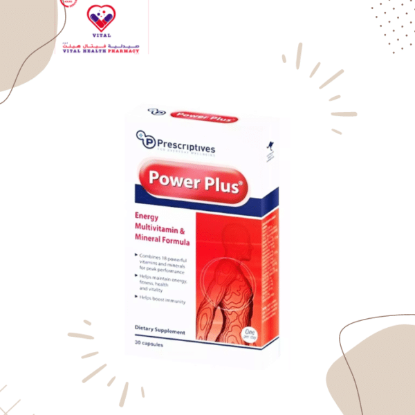 Prescriptives Power Plus Energy Multivitamin & Mineral Capsules combines 18 powerful vitamins, minerals and antioxidants that our busy lives demand. Micronutrients such as Calcium, Magnesium, Iron, Zinc and Manganese provide daily nutritional support. 