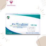 Fexofenadine hydrochloride 120 mg Film-Coated Tablets are used in adults and adolescents of 12 years and older to relieve the symptoms that occur with hay fever (seasonal allergic rhinitis) such as sneezing, itchy, runny or blocked nose and itchy, red and watery eyes.
