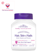 21st Century Advanced Formula Hair, Skin & Nails Support Supplement - no added sugar