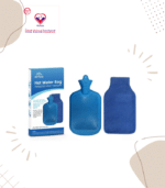 . The hot water bag is filled with hot water and applied to the body to provide warmth and comfort for muscle relaxation, menstrual cramps, or general cold weather.