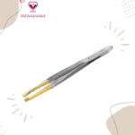 Professional stainless steel tweezer, blister packed for a highest protection.