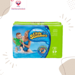 Allow the swimmer in your child to showcase some amazing moves with the Huggies Little Swimmer Diaper. These diapers are an amazing way to enjoy a day at the beach or go swimming with your little one. You can swim in peace without worrying about any accidents. These Huggies Swim diapers are crafted from a special absorbent material that prevents from swelling in the water.