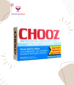 Chooz Antacid/Calcium Supplement delivers 200mg/gum of calcium carbonate to increase the pH balance in stomach & reduce acidity and heartburn.