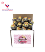 Choco-Vanilla flavored Chupa Chups with brown wrappers. No need to buy a bag of assorted Chupa Chups if you really just want the Choco-Vanilla ones. Great for when you need brown candy for parties, Halloween, candy buffets or if you just like Choco-Vanilla Chupa Chups!