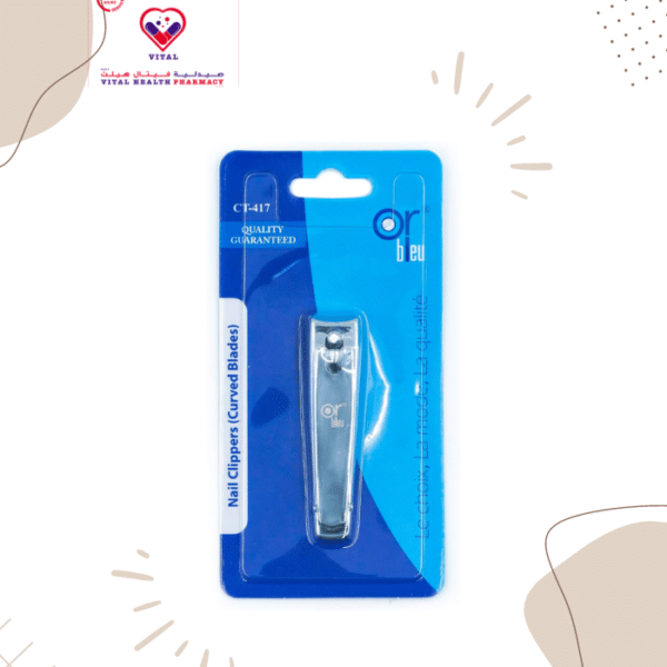 Or Bleu Curved Nail Clipper