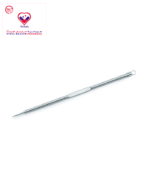 . One metal loop used to apply pressure around the acne to force it out from the pore. Anti-allergic and antibacterial. Non-slip grip for better control. Easy to use and clean.