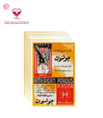 Johnson's American Porous Plaster warms and soothes muscular backache, stifness, strains , lumbago, rheumatism, and pains arising from extreme changes in temperature, over exertion and muscular fatigue.