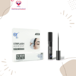 The dark hue of the glue eliminates any visible gaps between the natural and artificial lashes, providing a more cohesive and dramatic effect.