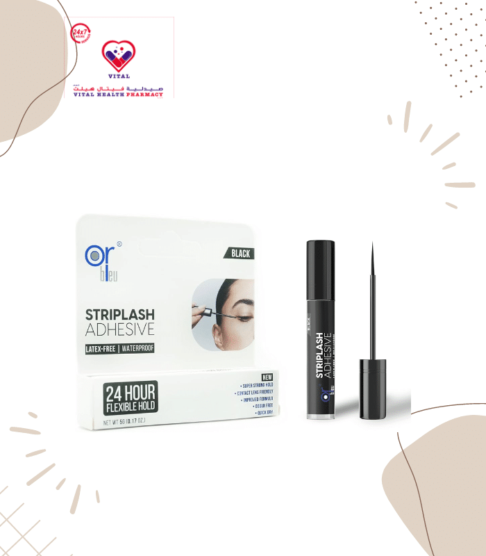 The dark hue of the glue eliminates any visible gaps between the natural and artificial lashes, providing a more cohesive and dramatic effect.