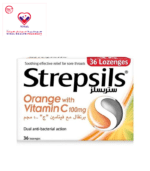 Strepsils Orange with Vitamin C antibacterial lozenges provide fast, soothing and effective relief from the discomfort of sore throats.