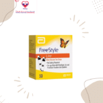 Abbott Freestyle Lite Test Strip support alternate site testing, so you can test from your fingertip, palm, forearm, upper arm, thigh, or calf. Abbott Freestyle Lite Test Strip support alternate site testing, so you can test from your fingertip, palm, forearm, upper arm, thigh, or calf.