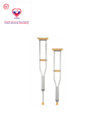These lightweight aluminum axilla crutches are based on the traditional wooden design with the benefits that lightweight aluminum can offer. They have a comfortable underarm pad and hand grip. The underarm pad and hand grip are both height adjustable to ensure maximum user comfort and usability.