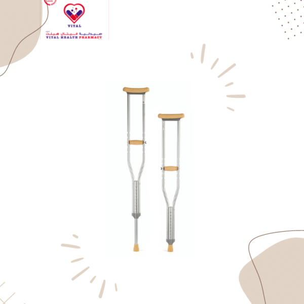 These lightweight aluminum axilla crutches are based on the traditional wooden design with the benefits that lightweight aluminum can offer. They have a comfortable underarm pad and hand grip. The underarm pad and hand grip are both height adjustable to ensure maximum user comfort and usability.