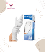 These hypoallergenic 100% cotton gloves work effectively to aid the absorption of hand creams and ointments or to conceal skin disorders. Make the most of lotions and treatments - perfect for overnight use. They provide a comfortable fit and can be washed for re-use.