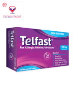 It helps in treating itchy skin, rashes or hives with a trusted formulation of Fexofenadine hydrochloride, a second generation anti-histamine that relieves allergy symptoms without causing drowsiness to keep you focused when you need it the most.