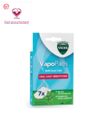 Vicks vapopads provide up to eight hours of soothing menthol vapors for temporary relief from cough and congestion.