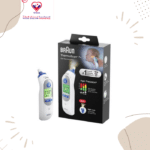 Experience accuracy and convenience with the Braun ThermoScan 7+ Ear thermometer. As newborns grow into children and children into adults, the definition of fever changes2. But worry not, our thermometer takes this parameter into account and acts accordingly to help you to correctly interpret fever readings thanks to Age Precision Technology.