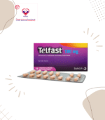 It helps in treating itchy skin, rashes or hives with a trusted formulation of Fexofenadine hydrochloride, a second generation anti-histamine that relieves allergy symptoms without causing drowsiness to keep you focused when you need it the most.